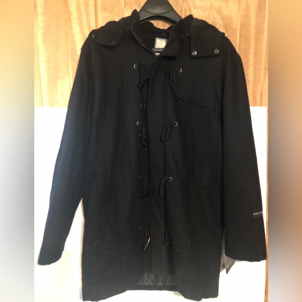 Robert Phillipe New York coat  black size Xl NWT